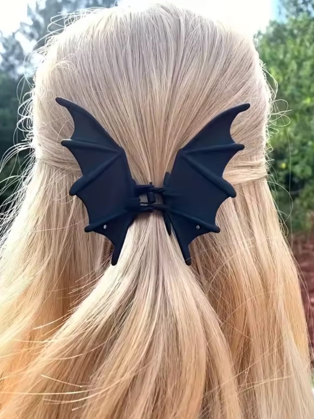 Bat Wing Hair Clamp - Black Women's Hair Accessory